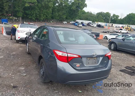 2016 Toyota Corolla Le из США, поврежденный, VIN 2T1BURHE6GC740931